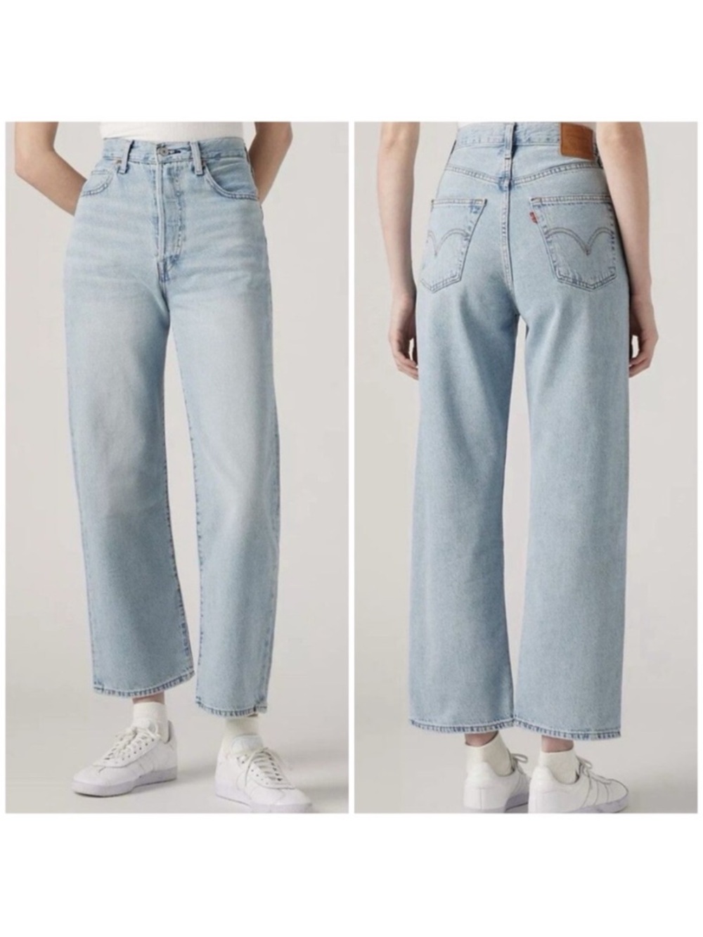 Levi's Ribcage Straight Jeans in Light Blue
